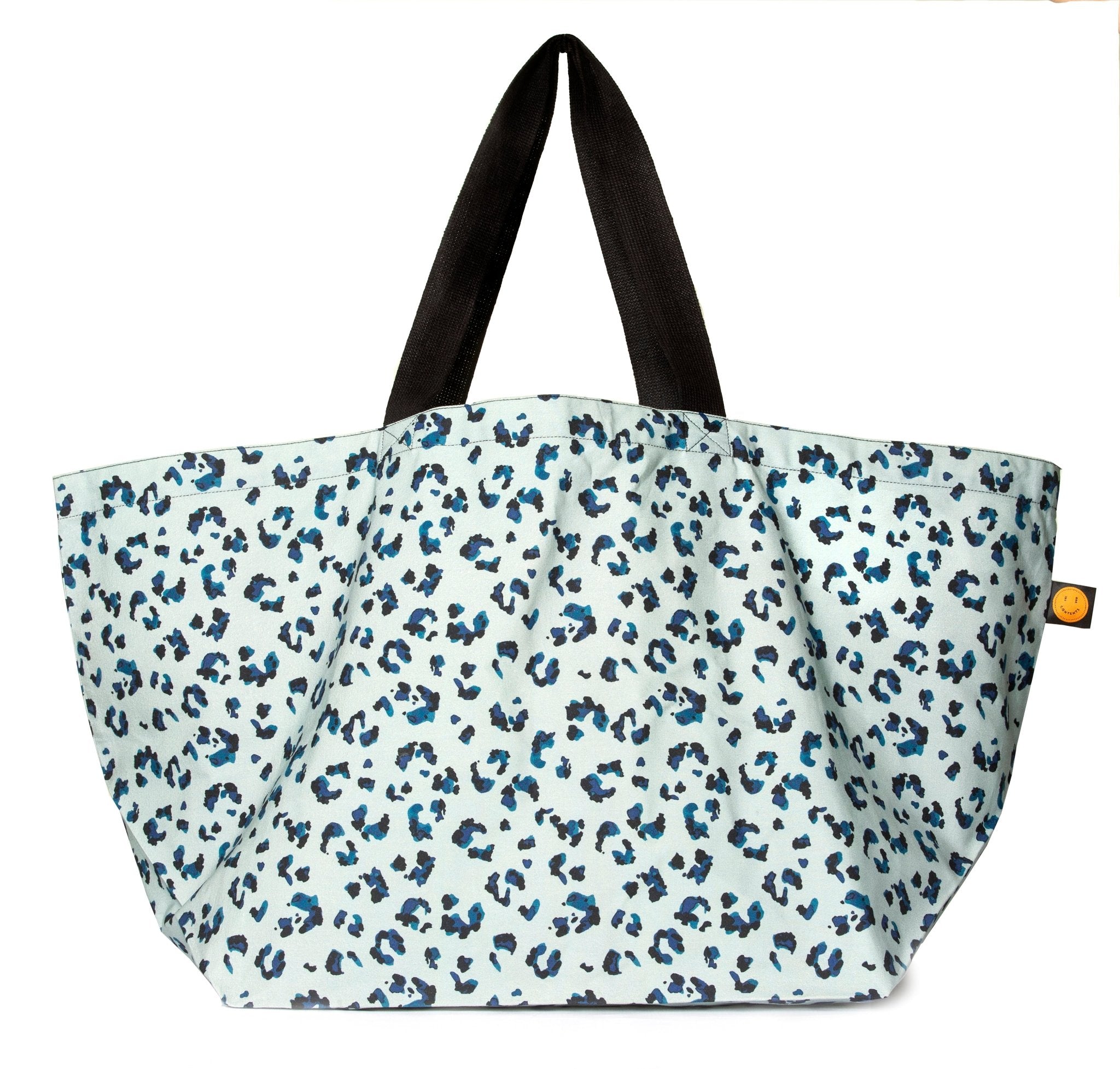Blue Leopard Contents Bag - The Contents Bag