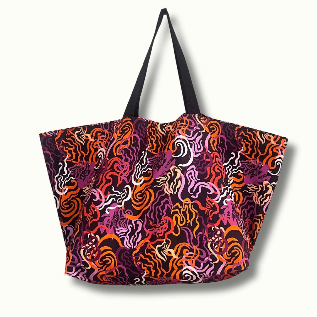 Burgundy Mushroom Contents Bag - The Contents Bag