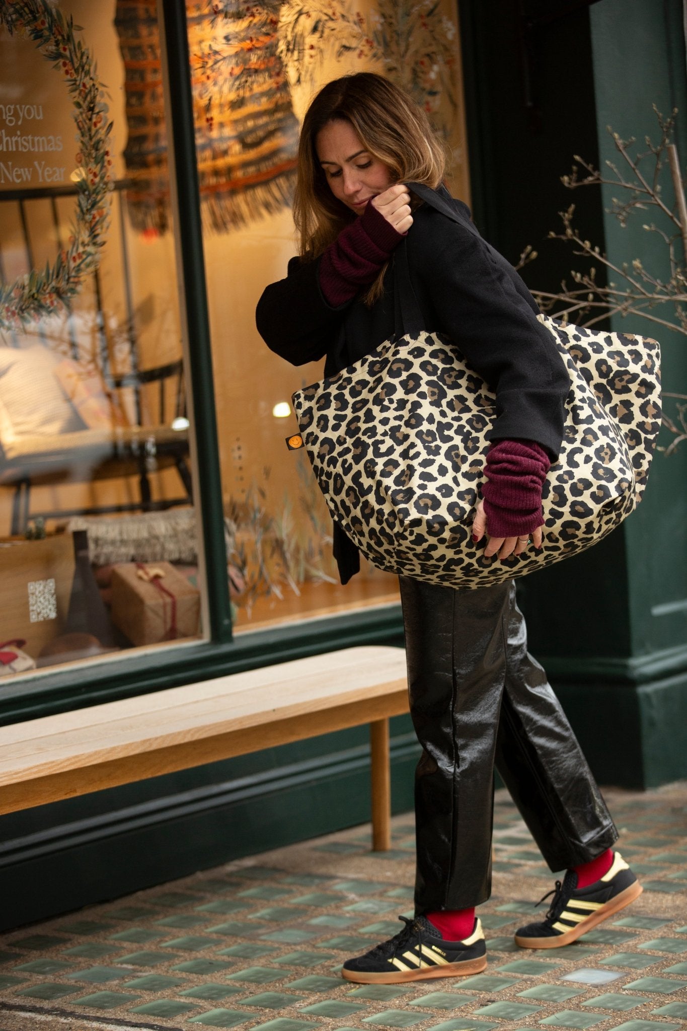 Classic Leopard Contents Bag - The Contents Bag