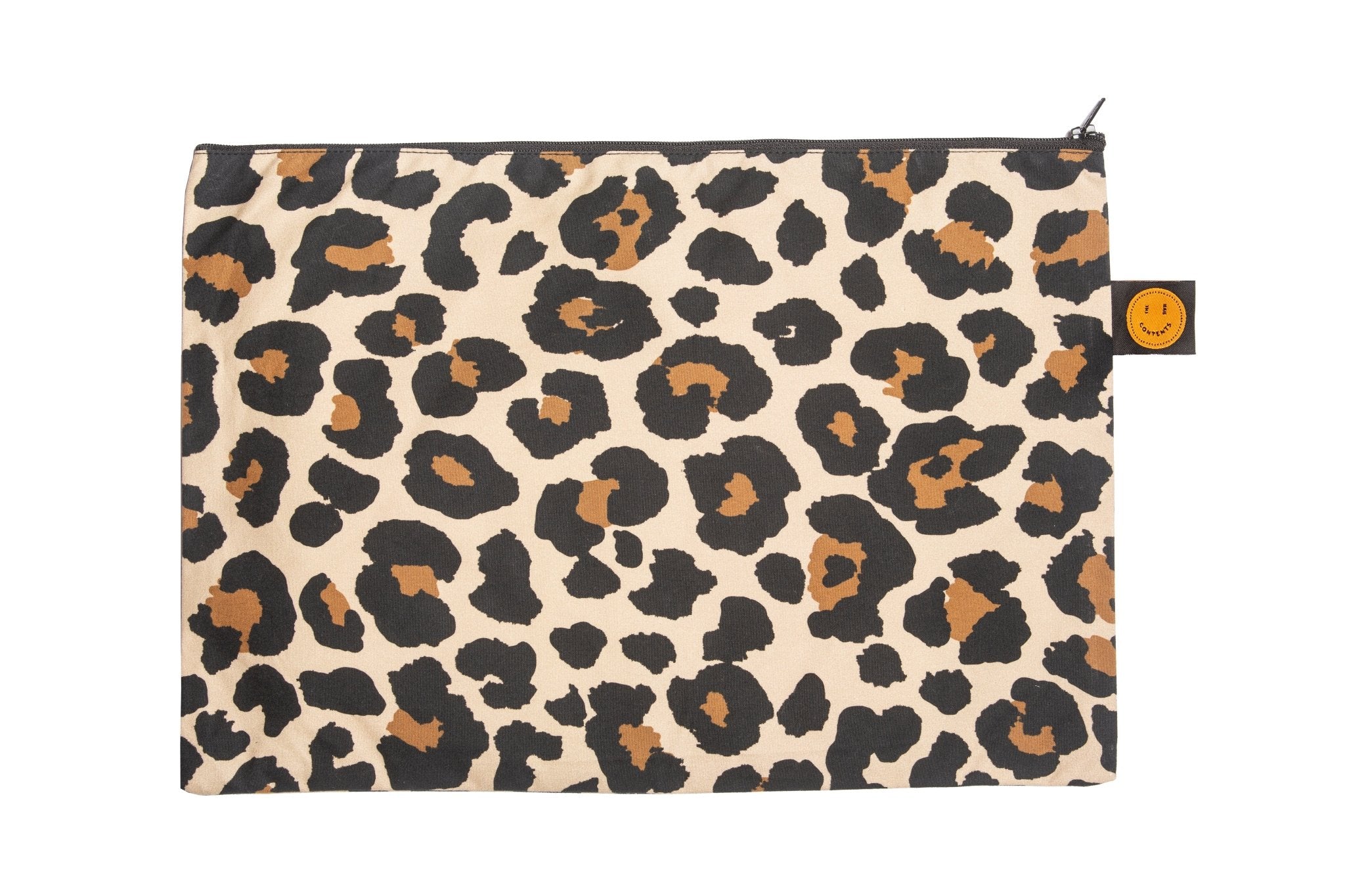 Classic Leopard Large Contents Pouch - The Contents Bag