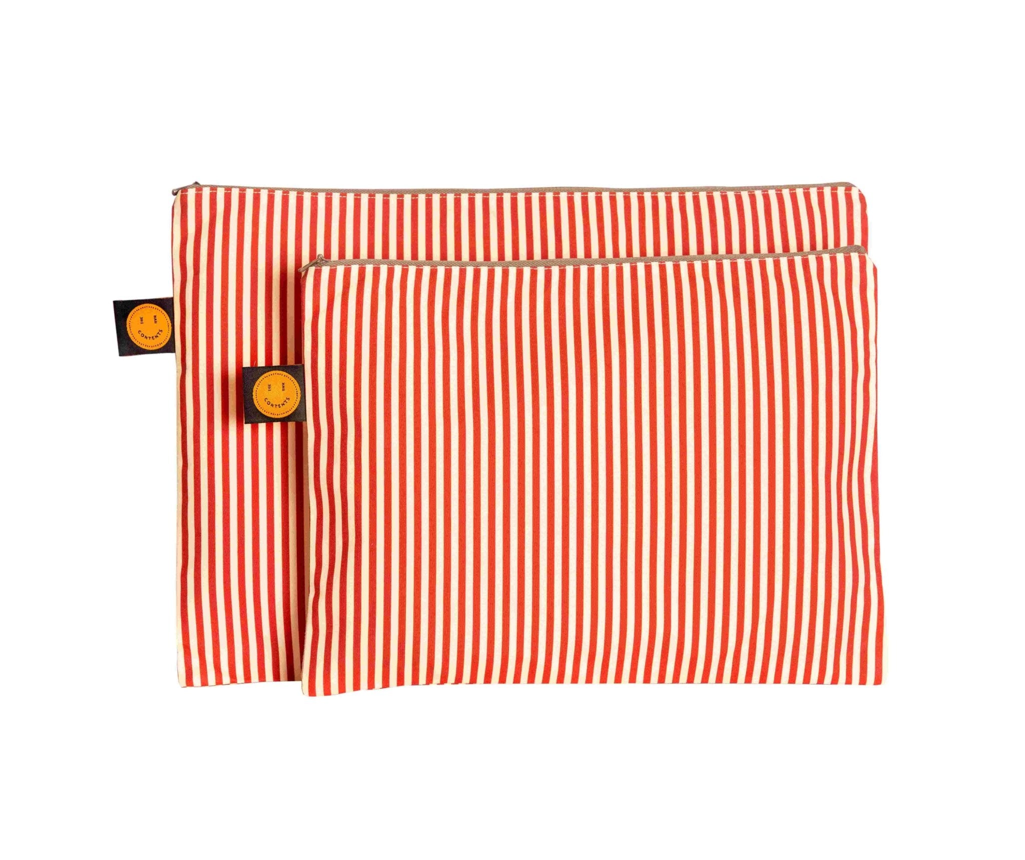 Emma Paton Large Red Contents Pouch - The Contents Bag