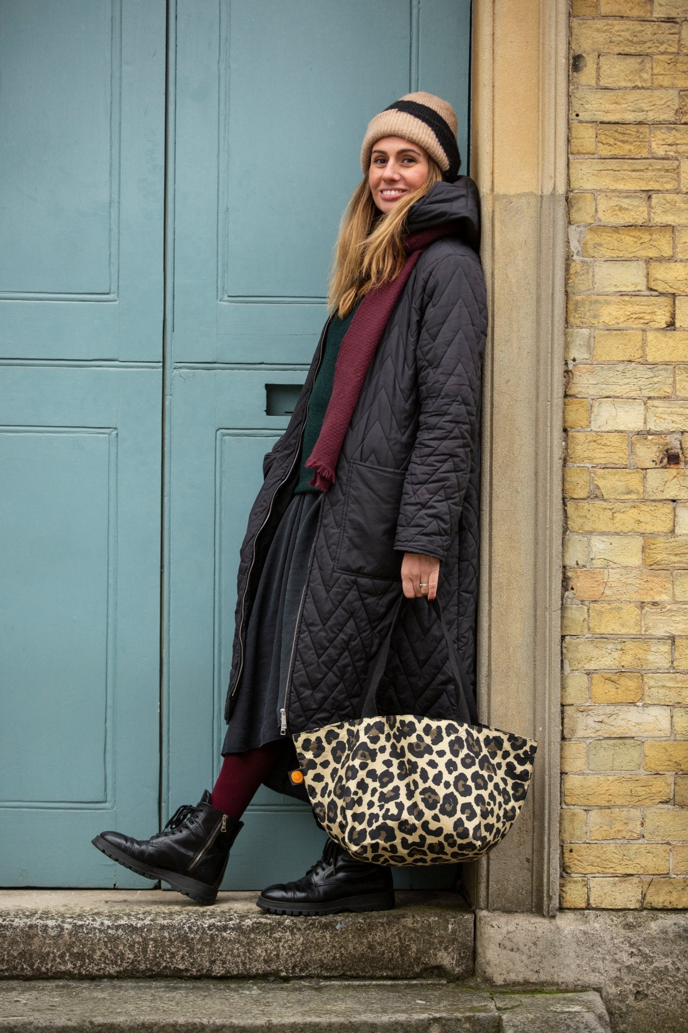 Mini Classic Leopard Contents Bag - The Contents Bag