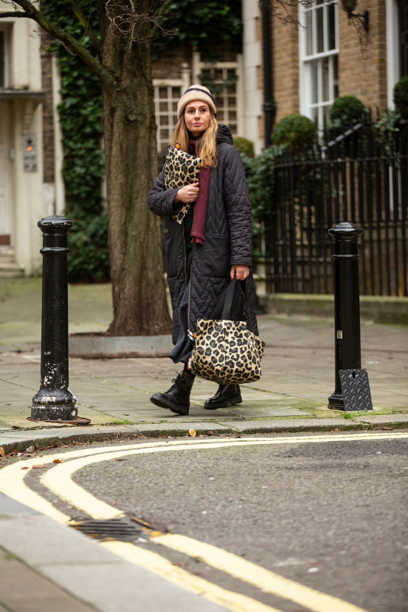 Mini Classic Leopard Contents Bag - The Contents Bag