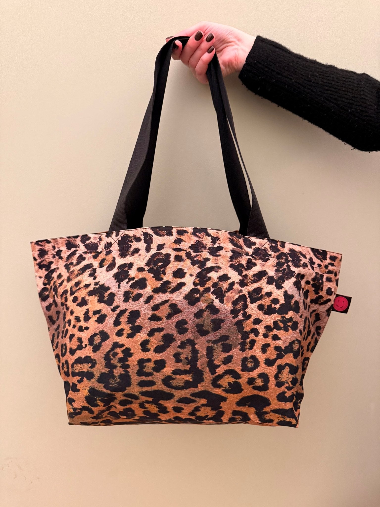 Mini Dilly Leopard Contents Bag - The Contents Bag