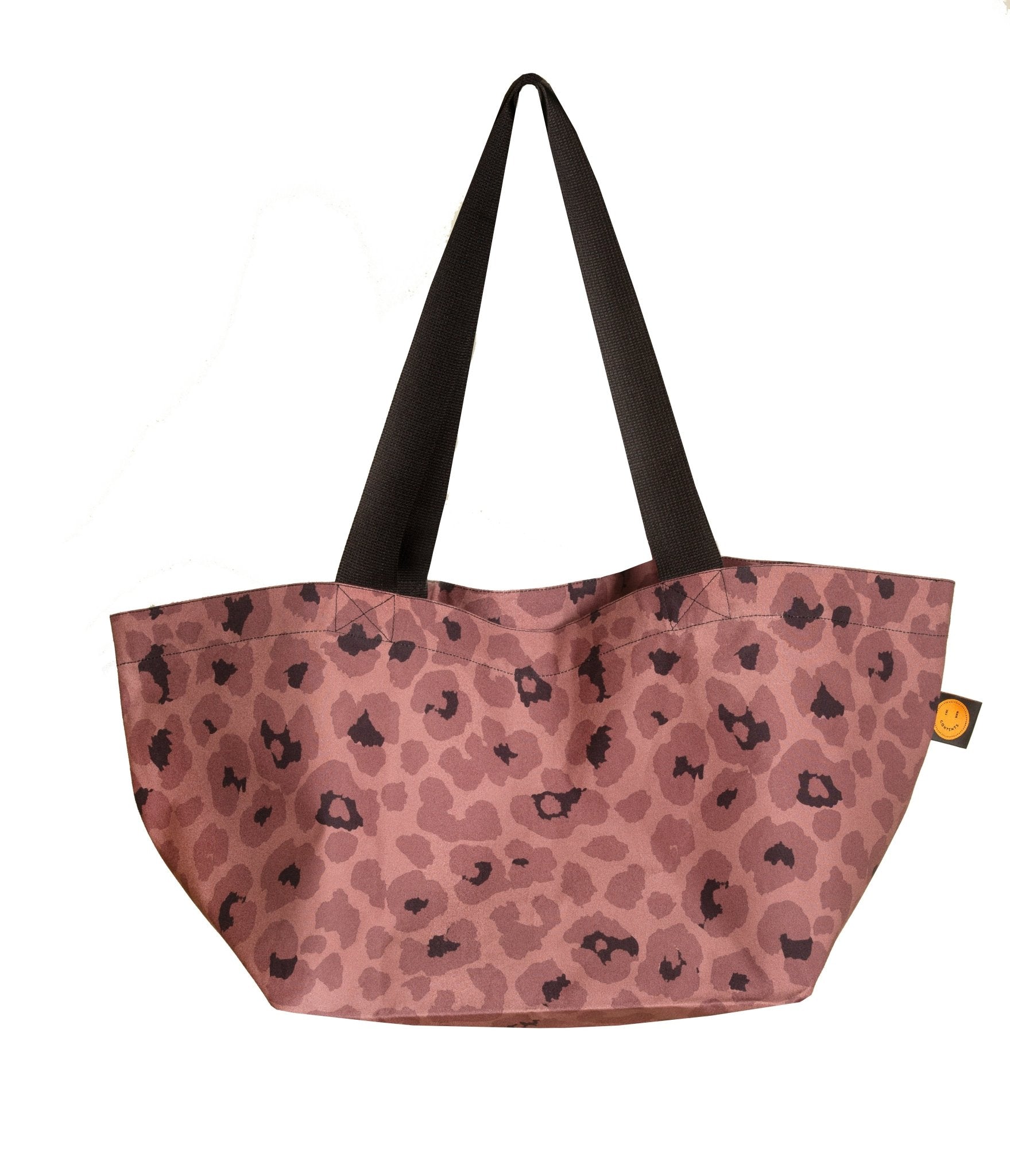 Mini Mocha Leopard Contents Bag - The Contents Bag