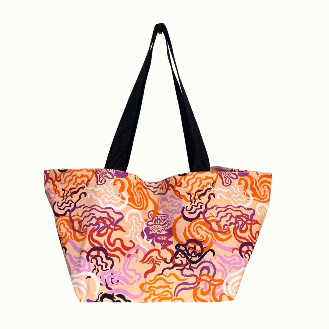 Mini Peachy Mushroom Contents Bag - The Contents Bag