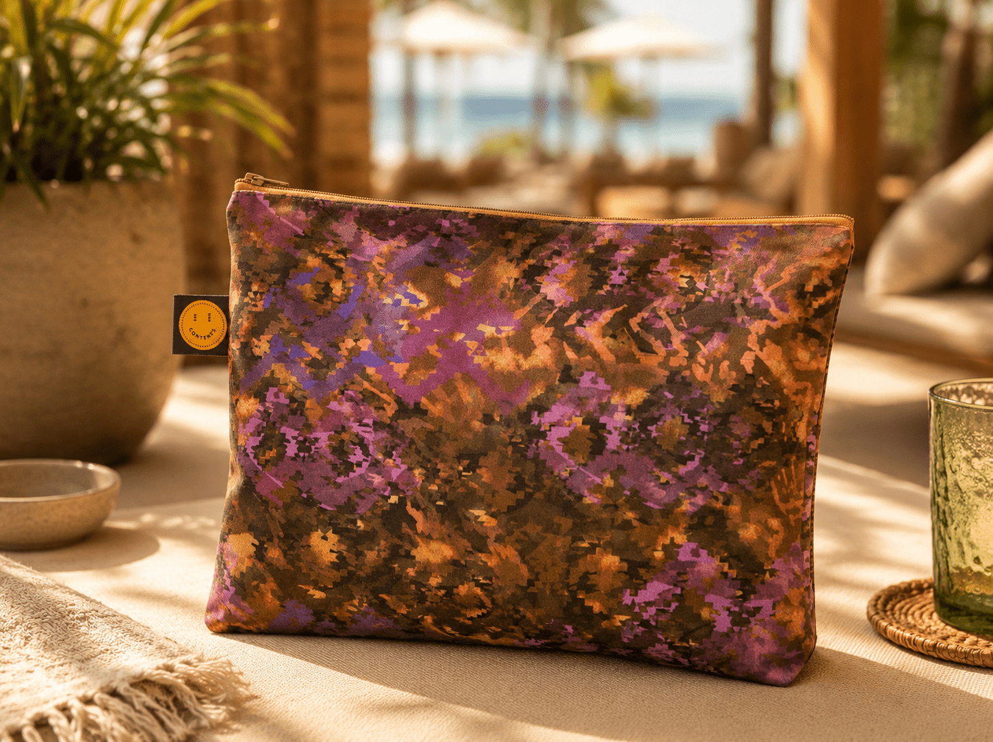Namaste Small Contents Zippered Pouch - The Contents Bag