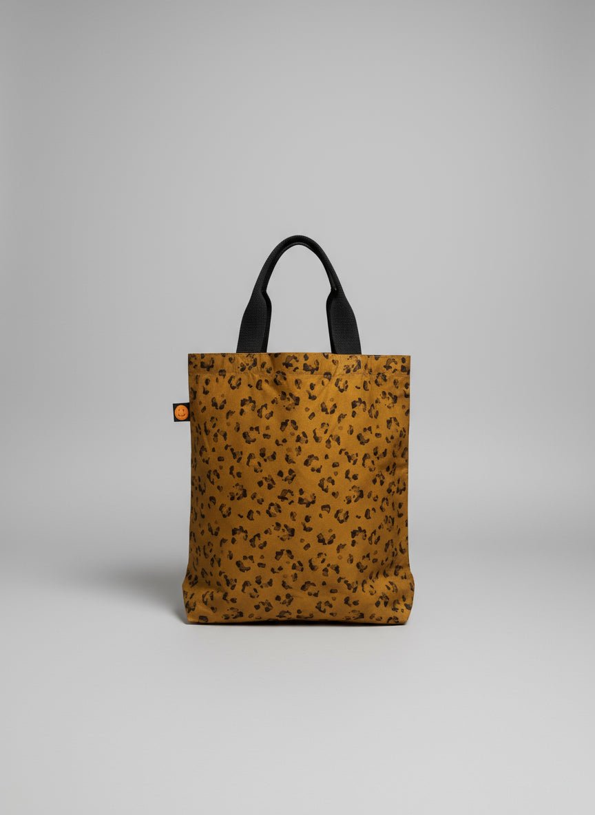 Original Leopard Contents Book Bag - The Contents Bag