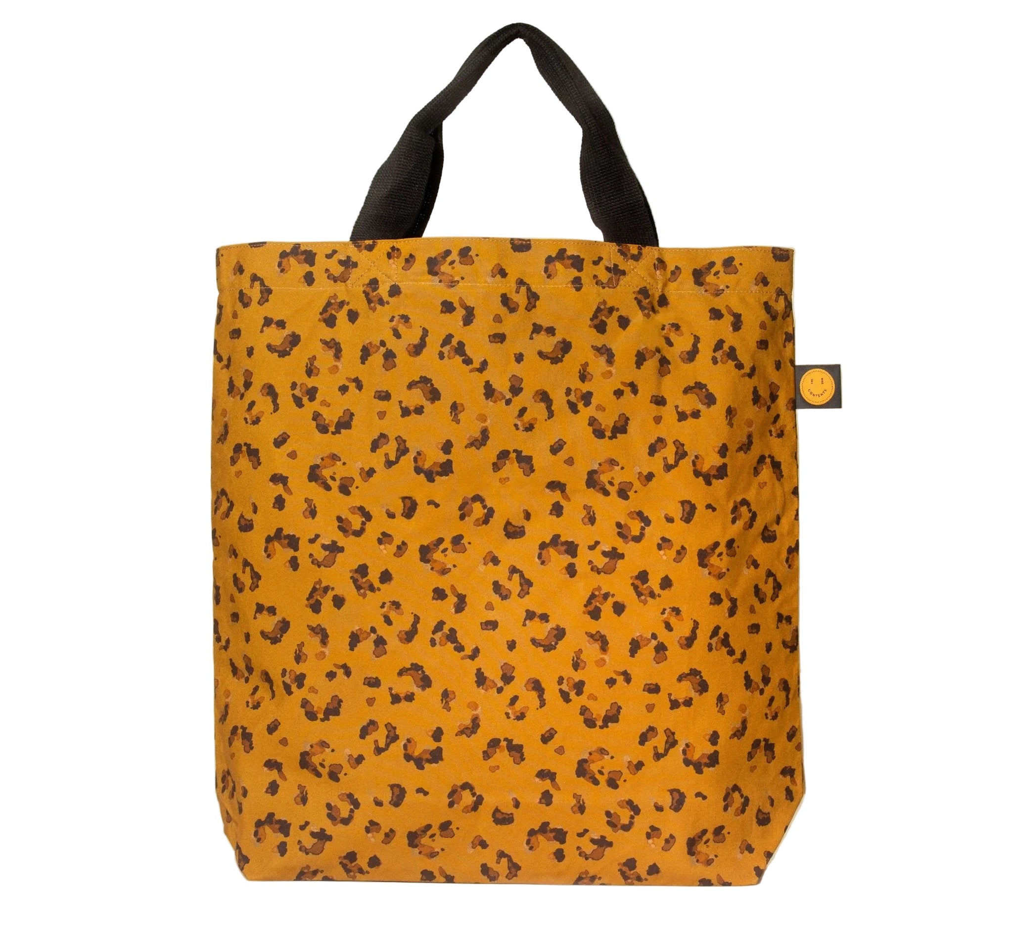 Original Leopard Contents Book Bag - The Contents Bag