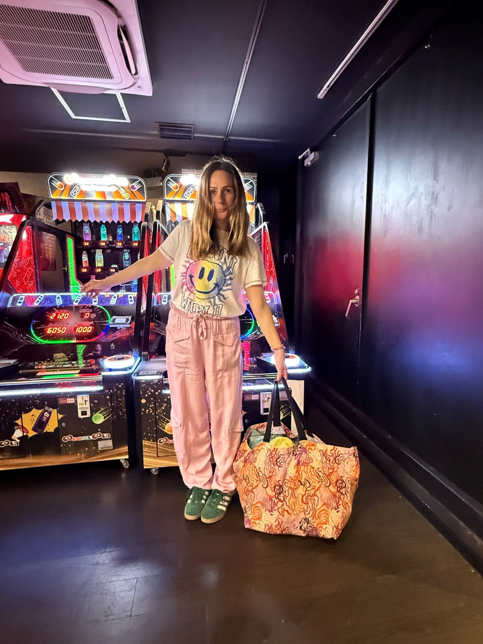 Peach Mushroom Contents Bag - The Contents Bag