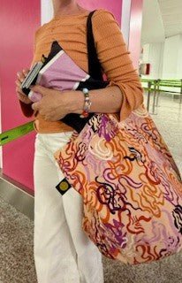 Peach Mushroom Contents Bag - The Contents Bag