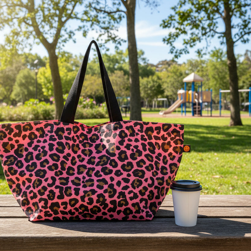 Pink Leopard Contents Bag - The Contents Bag