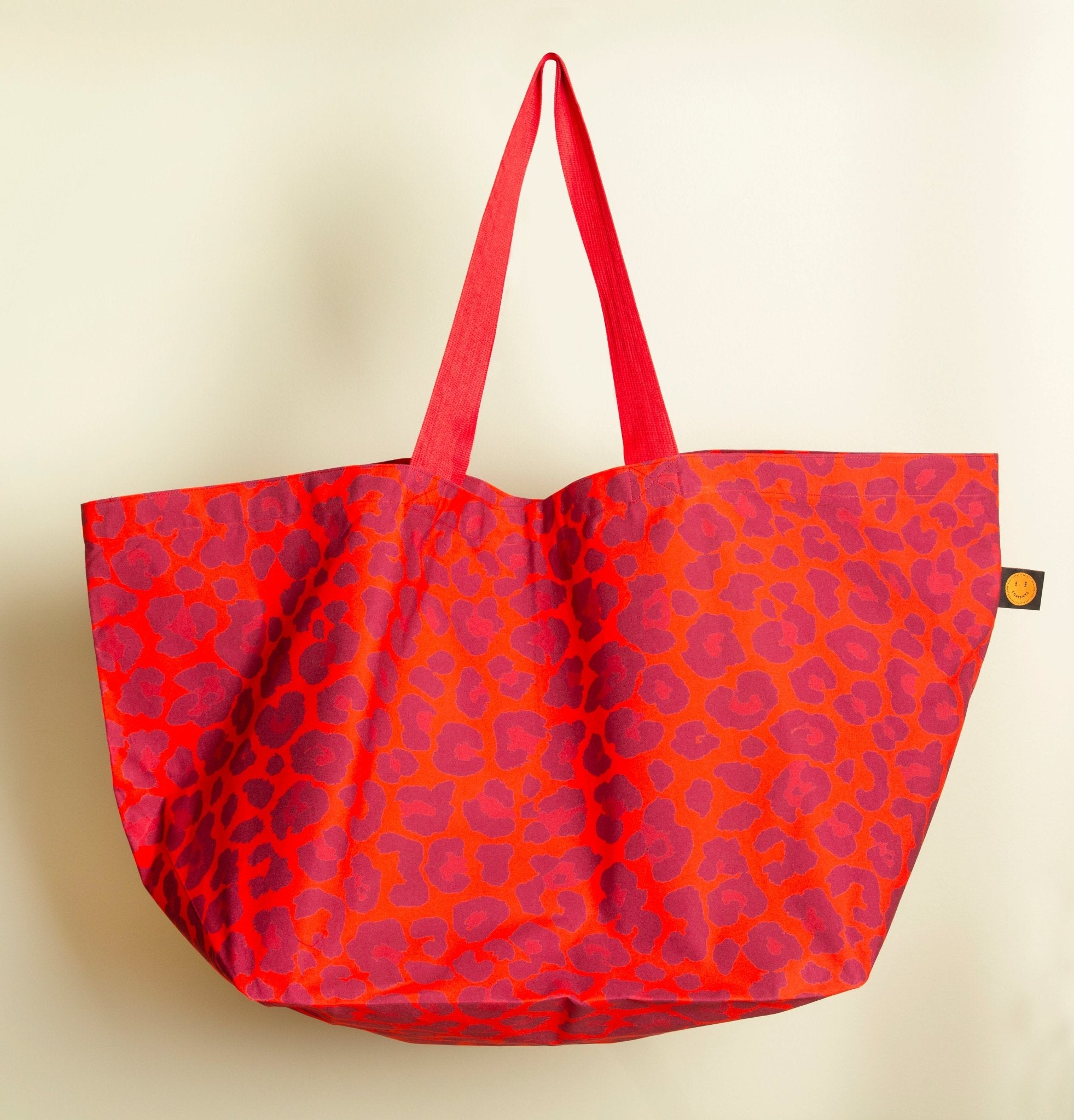 Red Leopard Contents Bag - The Contents Bag