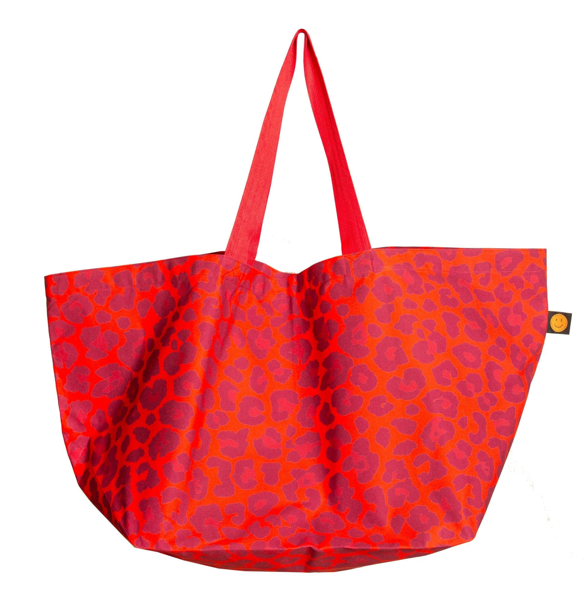 Red Leopard Contents Bag - The Contents Bag