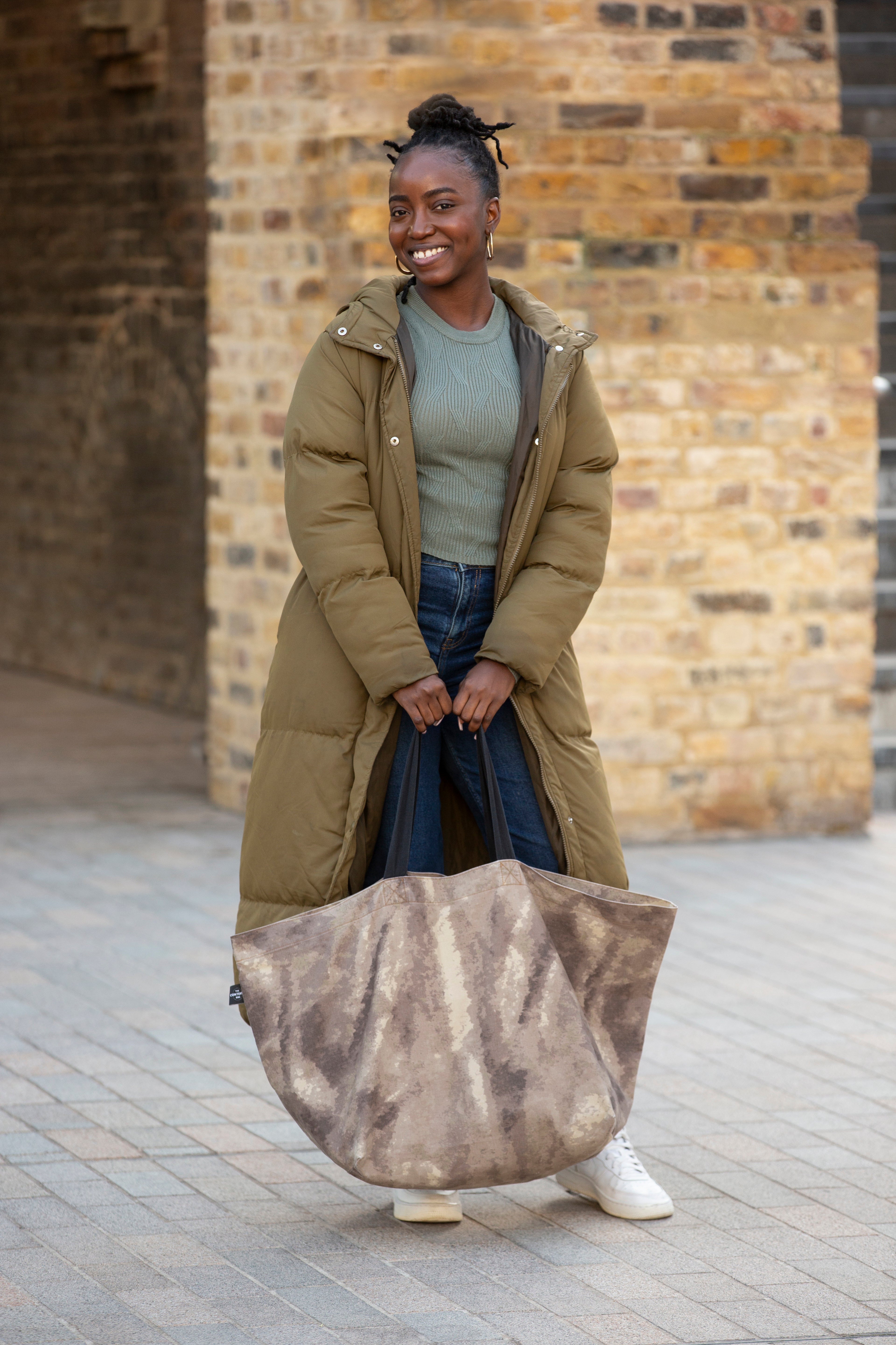 camouflage tote bag