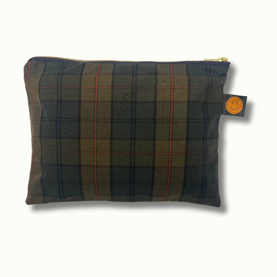 tartan pouch