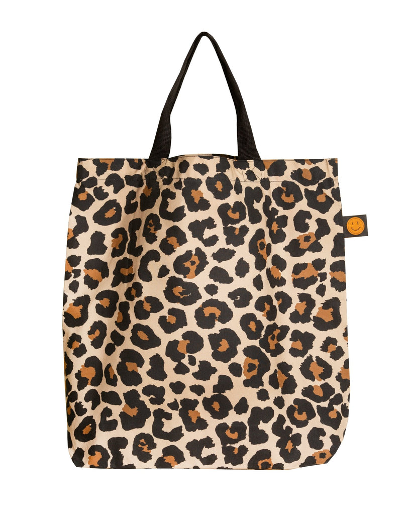 Classic Leopard Contents Book Bag - The Contents Bag