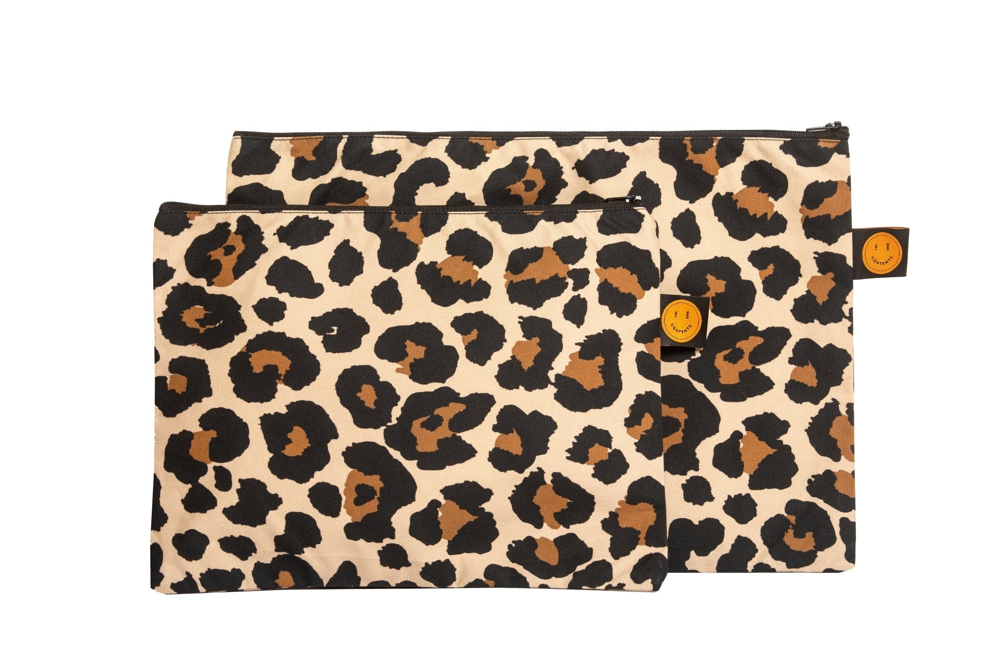 Classic Leopard Large Contents Pouch - The Contents Bag