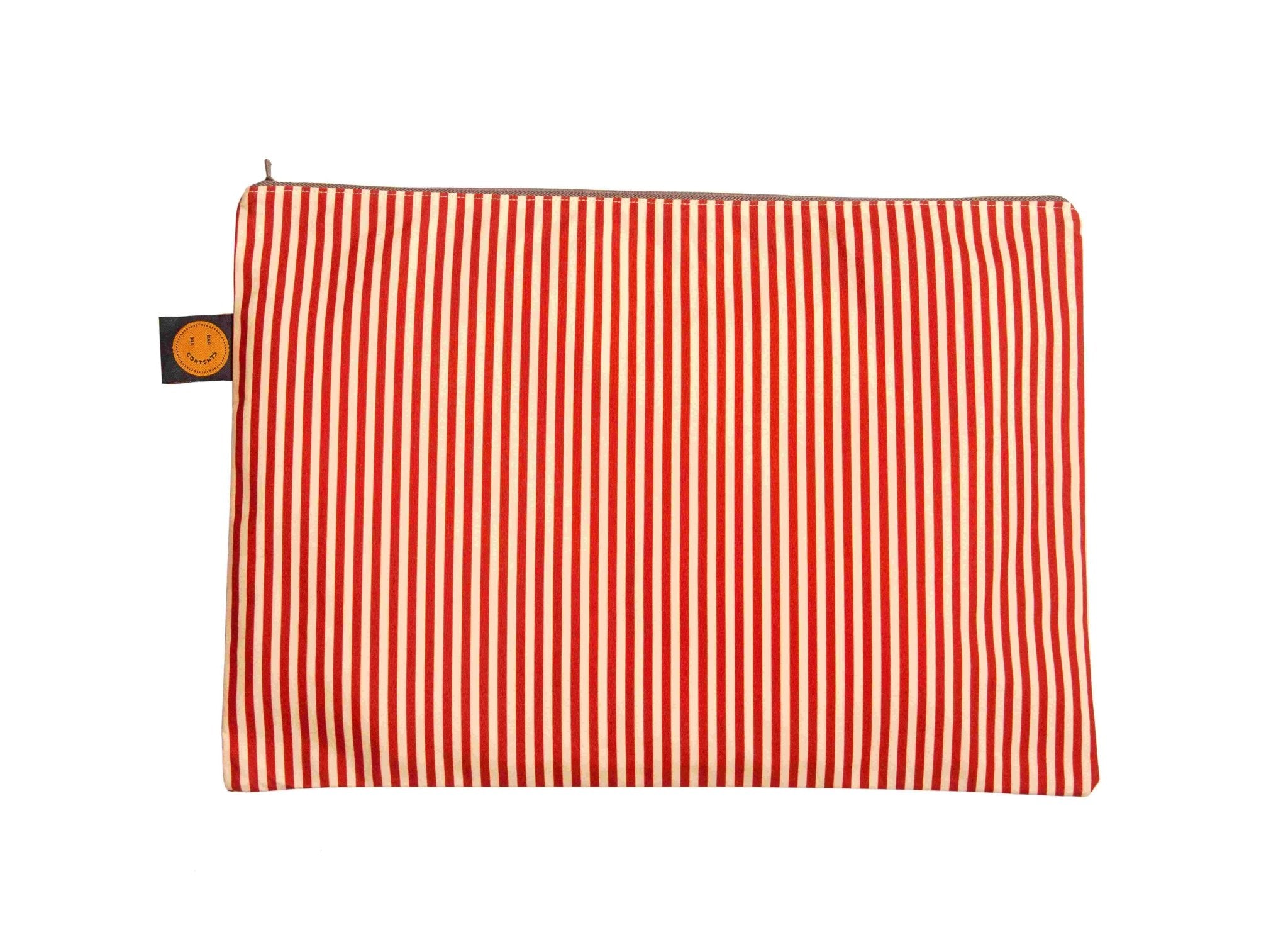Emma Paton Large Red Contents Pouch - The Contents Bag