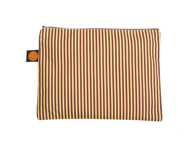 Emma Paton Small Brown Contents Pouch - The Contents Bag
