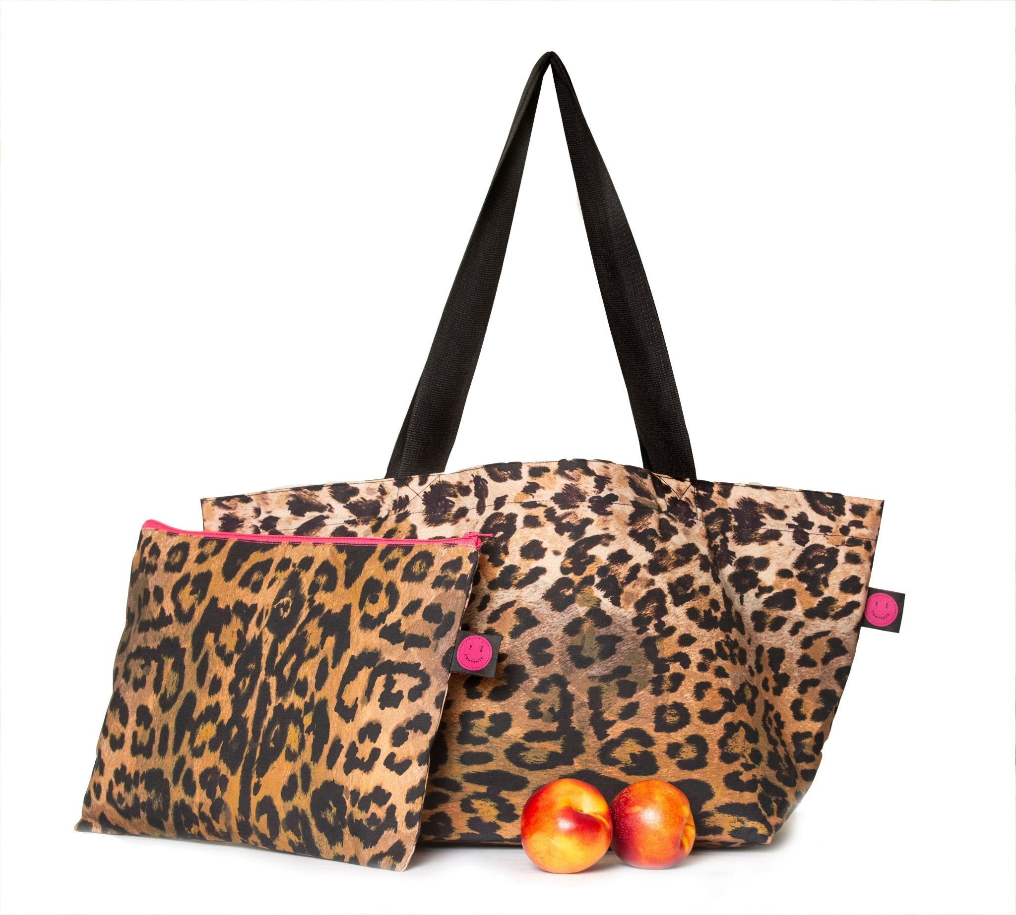 Mini Dilly Leopard Contents Bag - The Contents Bag