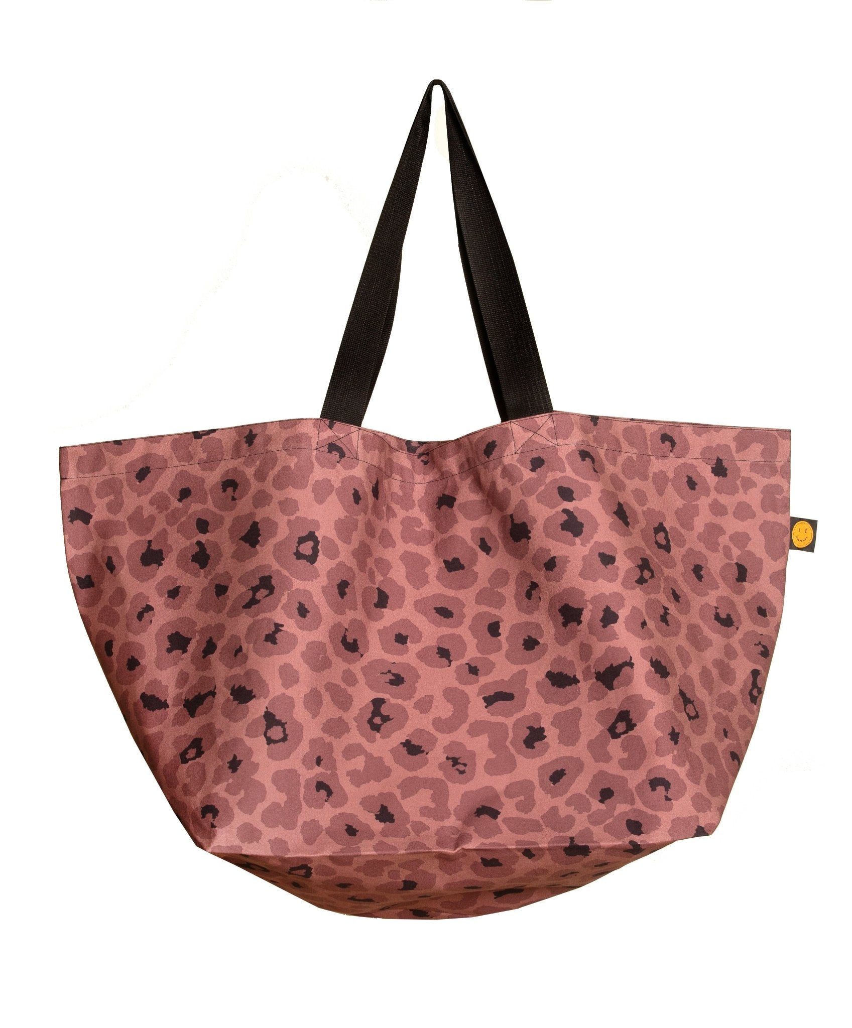 Mocha Leopard Oversize Contents Tote - The Contents Bag