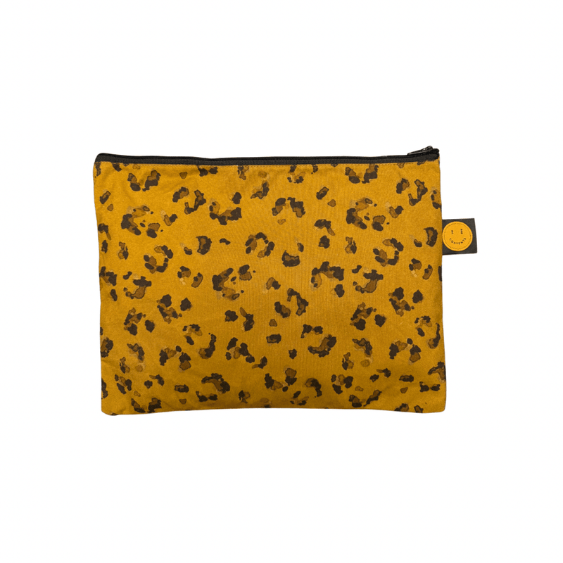 Original Leopard Small Contents Pouch - The Contents Bag