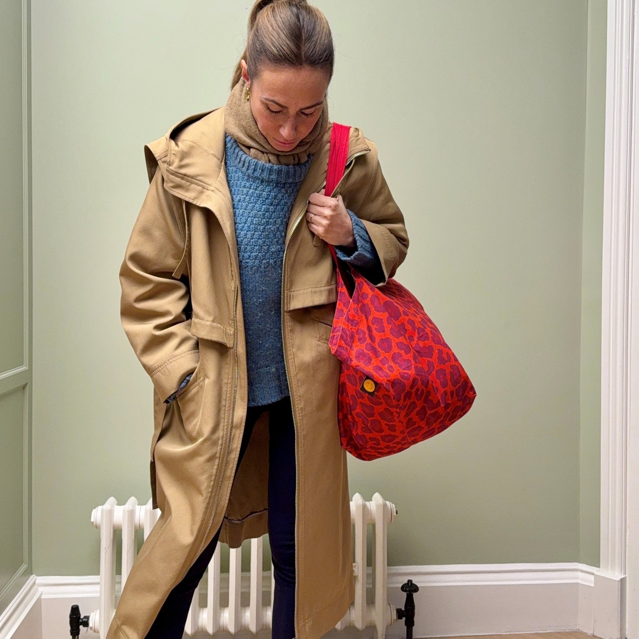 Red Leopard Contents Bag - The Contents Bag