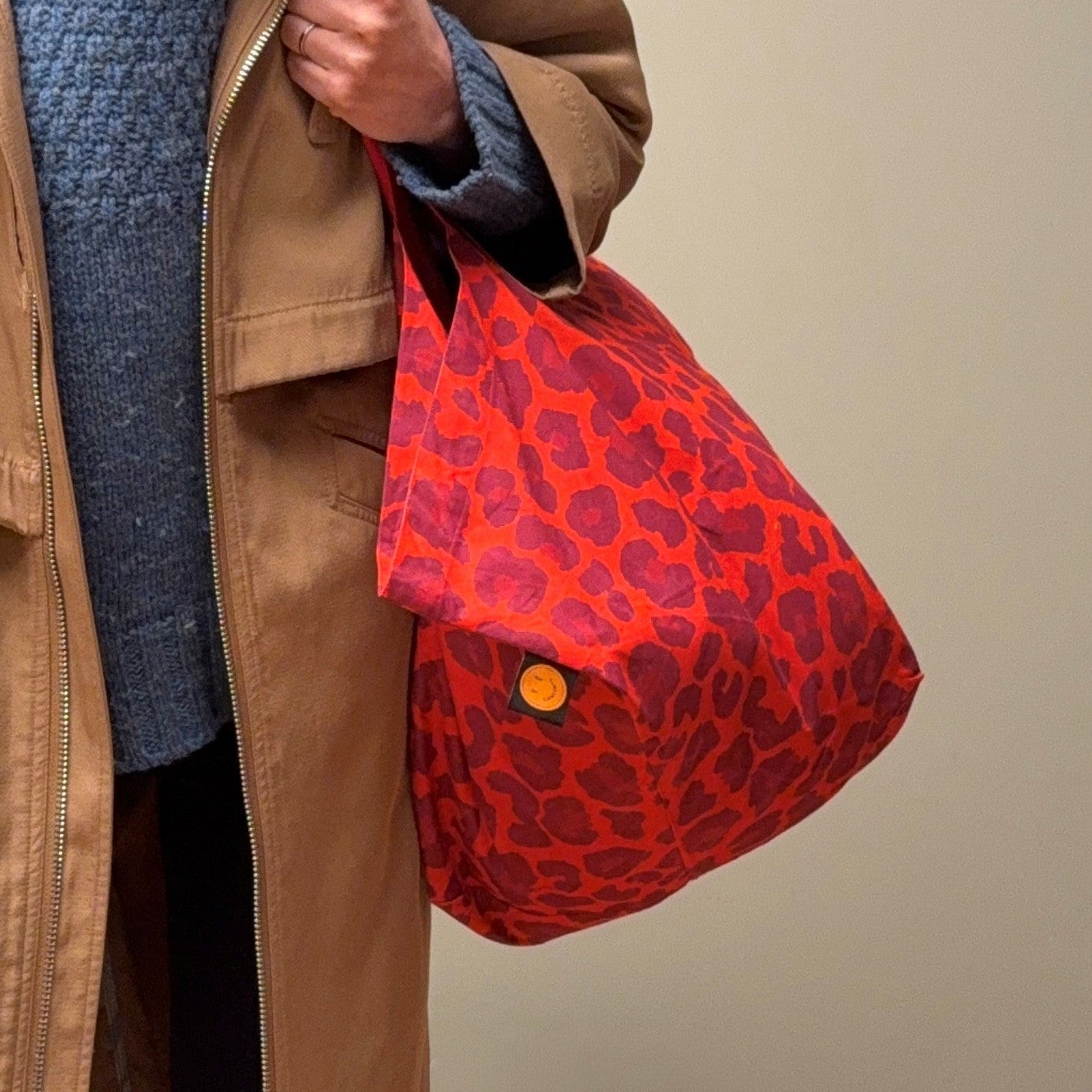 Red Leopard Contents Bag - The Contents Bag